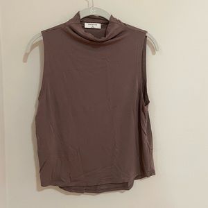 Aritzia Babaton Sleeveless Turtle Neck Tank
